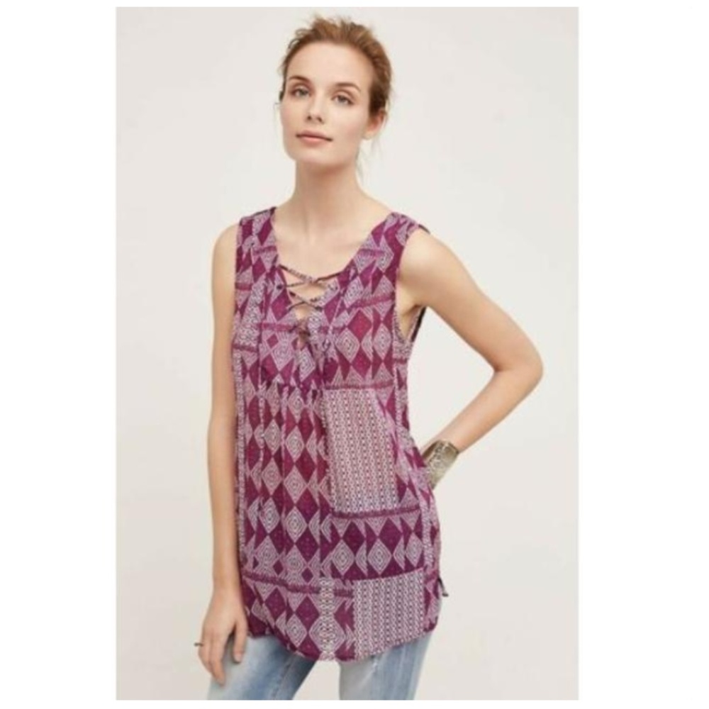 Velvet by Graham & Spencer Saba Tunic Tank Top NWT